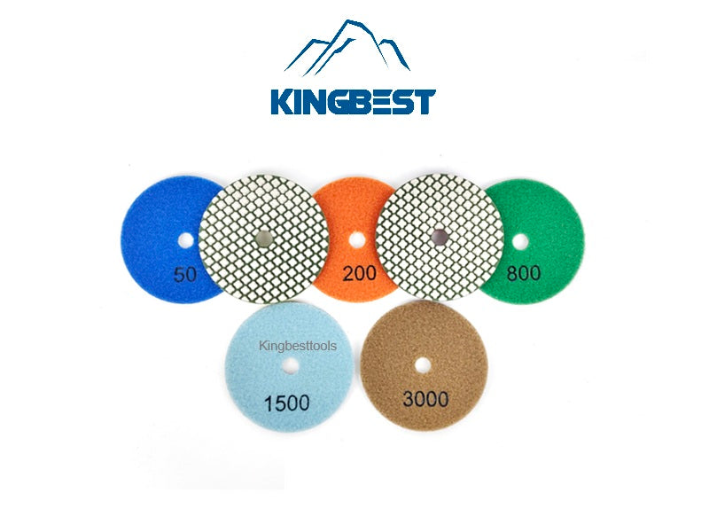 Fast Speed Polishing Pads Dry Pads Granite Marble Pads Stone Abrasive 7 steps 50/100/200/400/800/1500/3000#