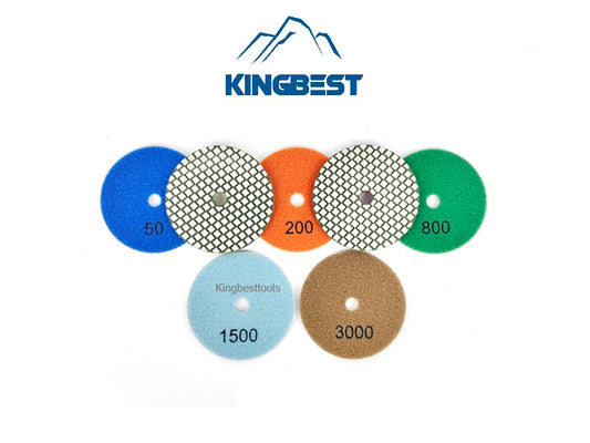 Fast Speed Polishing Pads Dry Pads Granite Marble Pads Stone Abrasive 7 steps 50/100/200/400/800/1500/3000#