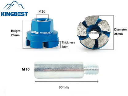 Diamond Flat Grinding Head Granite Stone Cobblestone Flower Pot Bottom Cleaning Grinding Disc Angle Grinder Small Grinding Disc