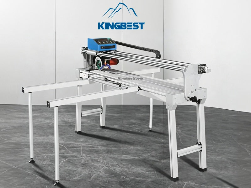 Bridge Cutter with Double Bars Infrared Cutting Machine Dust Free Cutting Machine with Remote Control F for Porcelain Dekton Tiles Ceramics Free Shipping A01