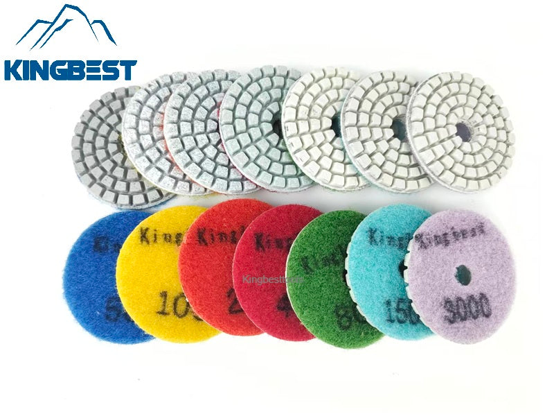 2 inch Wet Polishing Pads Sandpapers Polishing Pads for Stone Handicraft Stone Craft Pads~~Backer for free