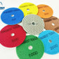 AA Quality Wet Polishing Pads 7 steps Sandpapers 4inch 100mm Diamond  Polishing Pad Wet Use