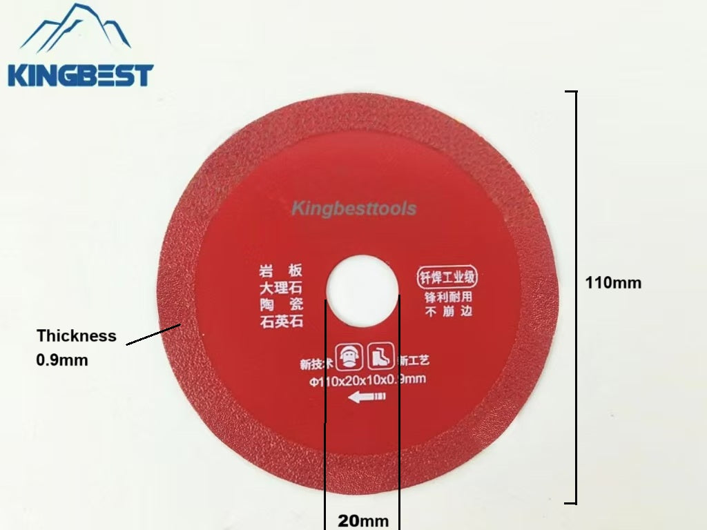 Red Less Dust Cutter Disc