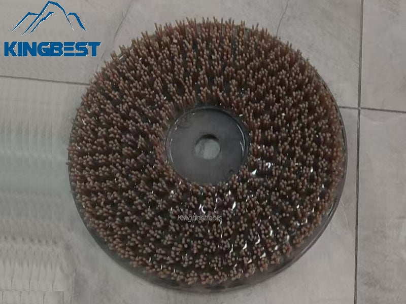 Diamond Brush for Leather Finish Stone Leather Brushes for Granite Stone Marble Floor Cleaning Stone Brushes Stone Abrasive Tools
