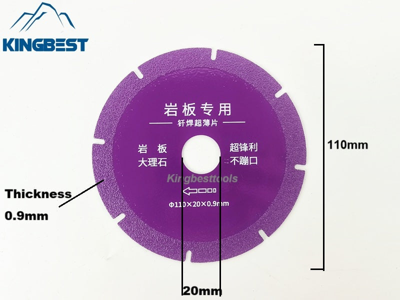 Purple Cutting Blade for Marble 100mm and 110mm