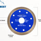 Blue Sharp Diamond Saw Blades With Central Hole 22.23mm