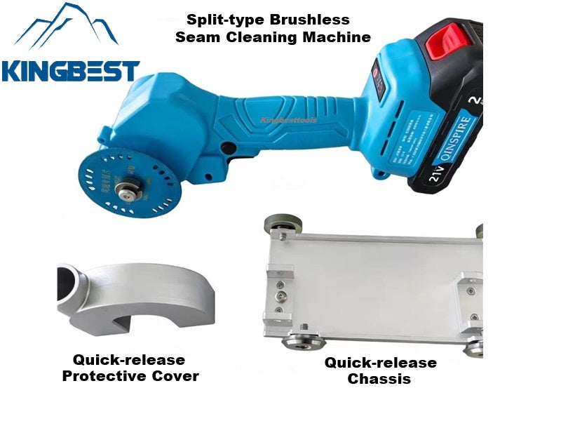 Split-type Brushless Battery Seam Cutter Seam Cleaner Gap Cleaning Machine-Free shipping
