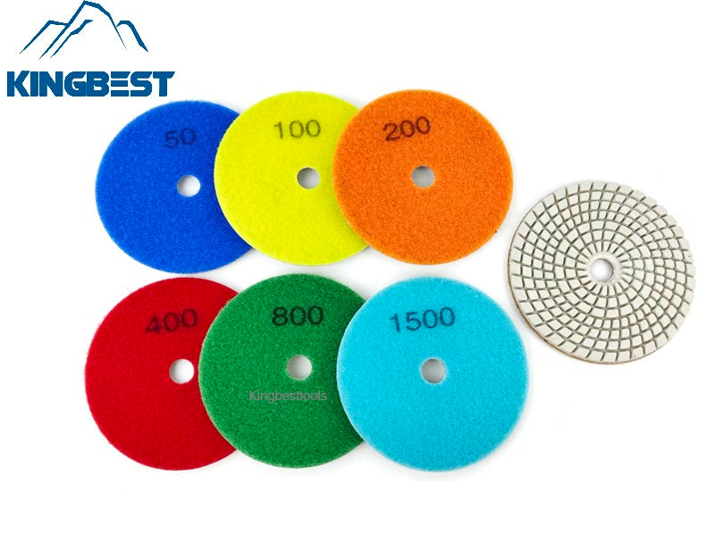 Wet Polishing Pads Diamond Polishing Pads Wet Use Sandpapers  4inch 100mm