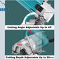 Dustless Mica Machine Dustless 45 degrees Cutter for Stone Porcelain Tiles Ceramics Sintered Stone