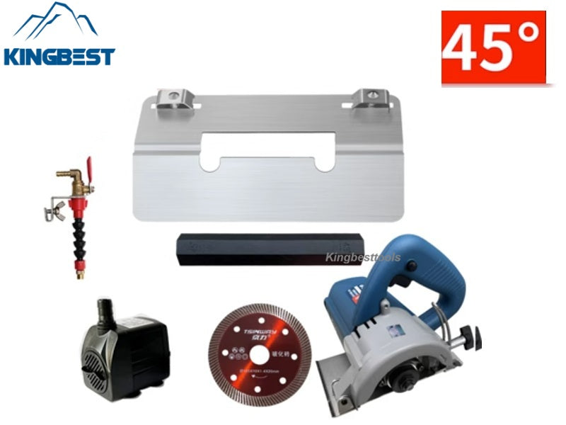 Portable 45 Degree Cutting Machine Mica Machine for Granite and Marble - Free Shipping