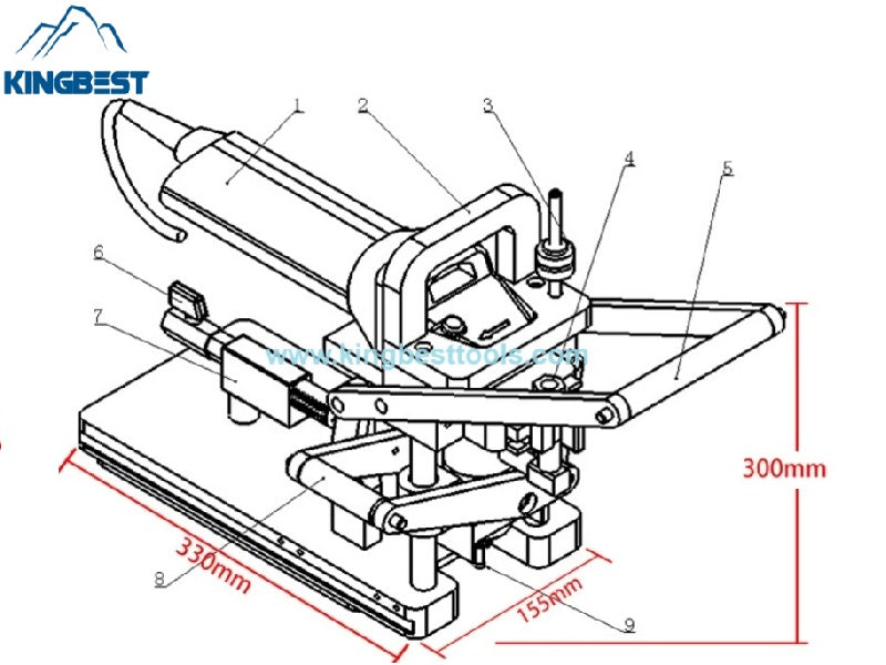 Back-Bolt Hole Drilling Machine Undercut Anchor Drilling Machine Stone Back-bolt Drilling Machine Free Shipping