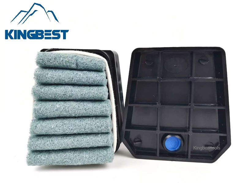 Frankfurt Sponge Brush Horseshoe-shaped Brush Polishing Brush Matte Surface Abrasive Fiber Brush