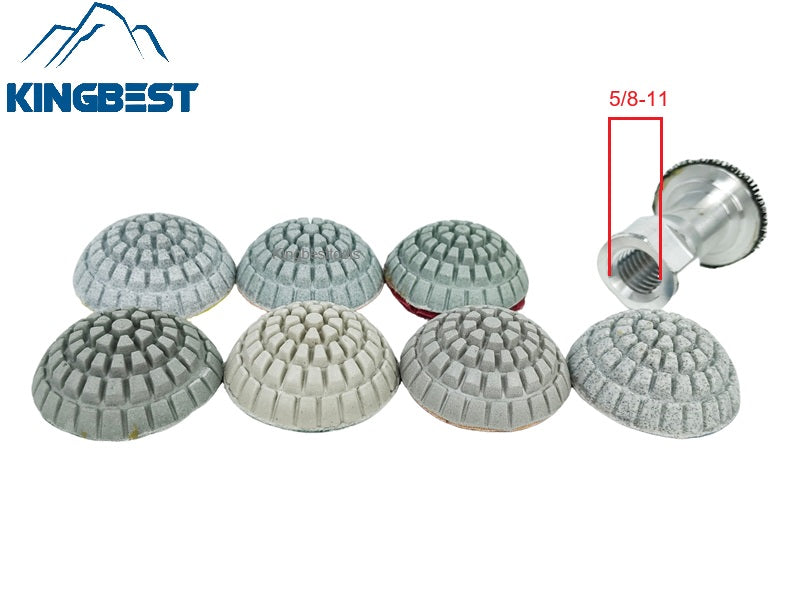2inch Bowl Shape Wet Polishing Pads Curved Wet Polishing Pads Stone Crafts Mini Pads  7steps 50/100/200/400/800/1500/ 3000#