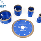 Diamond Bits For Tiles and Marble Set 4+1 ~Free Shipping to US Mainland Only A01