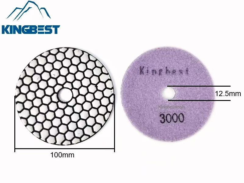 Dry Polishing Pads Granite Marble Pads Grit 50/100/200/400/800/1500/3000#