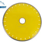 Diamond Big Saw Blades CNC Cutting Blades Stone Blades Standard and Silent Big Cutting Discs for Porcelain/Sintered Stone/Dekton/Marble/Granite/Quartz 14inch 350mm