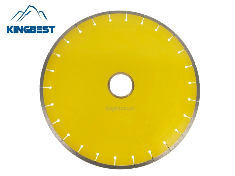 Diamond Big Saw Blades CNC Cutting Blades Stone Blades Standard and Silent Big Cutting Discs for Porcelain/Sintered Stone/Dekton/Marble/Granite/Quartz 14inch 350mm