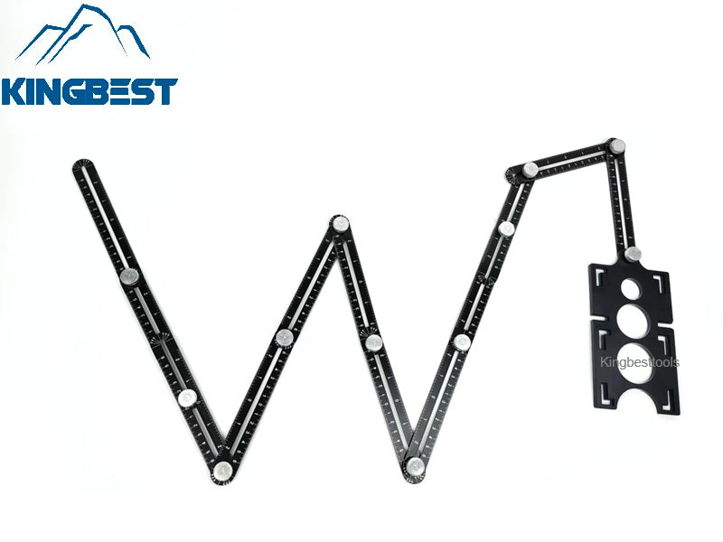 Universal Hole Positioner Locator with 12-Fold Ruler Irregular Shapes Tools Free Shipping