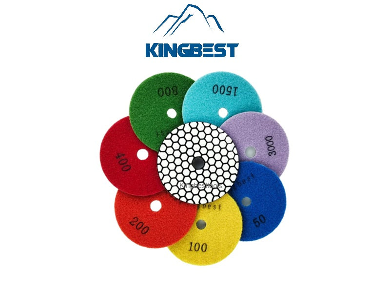 Dry Polishing Pads Granite Marble Pads Grit 50/100/200/400/800/1500/3000#