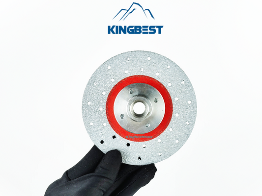 Diamond Saw Blade Cutting & Grinding Discs With Flange for Porcelain M14 & 5/8-11