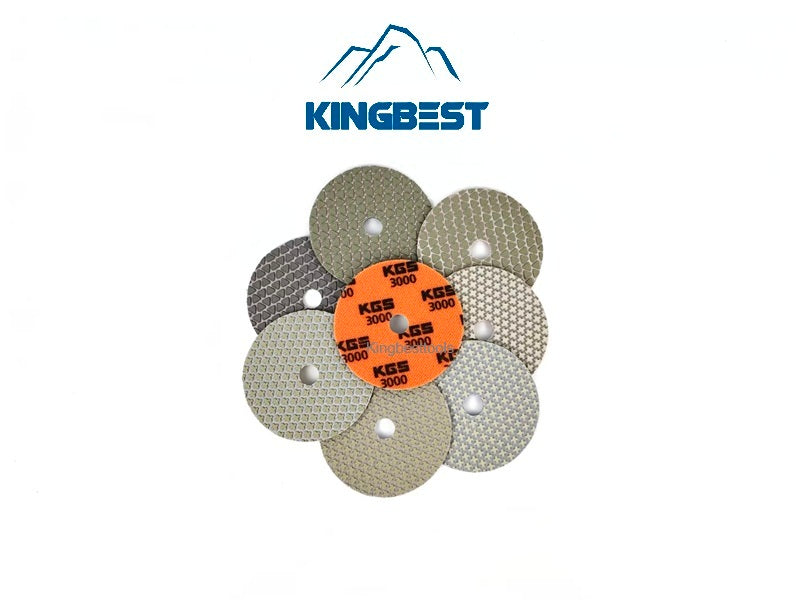 KGS Dry Polishing Pads Diamond Discs Stone Sandpaper Granite Marble Pads Marble Pads Quartzite Pads