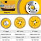 Yellow Diamond Cutting Blades with Flange for Marble Ceramic Turbo Saw Blade for Porcelain Sintered Stone Dekton Tile Cutting Disc