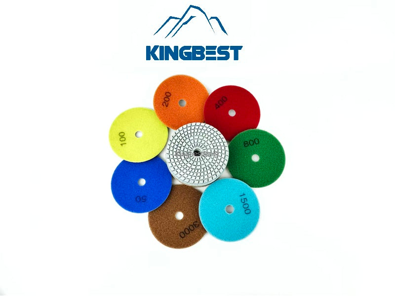 Wet Polishing Pads Diamond Polishing Pads Wet Use Sandpapers  4inch 100mm