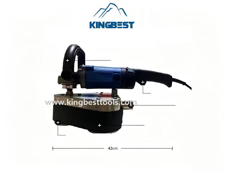 Handheld Grinder with 3 Heads for Concrete Floor Free Shipping