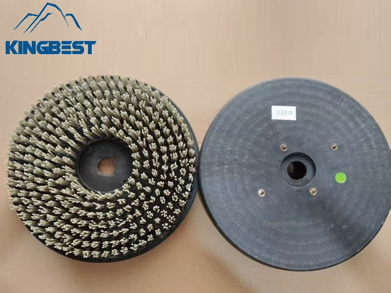 Diamond Brush for Leather Finish Stone Leather Brushes for Granite Stone Marble Floor Cleaning Stone Brushes Stone Abrasive Tools