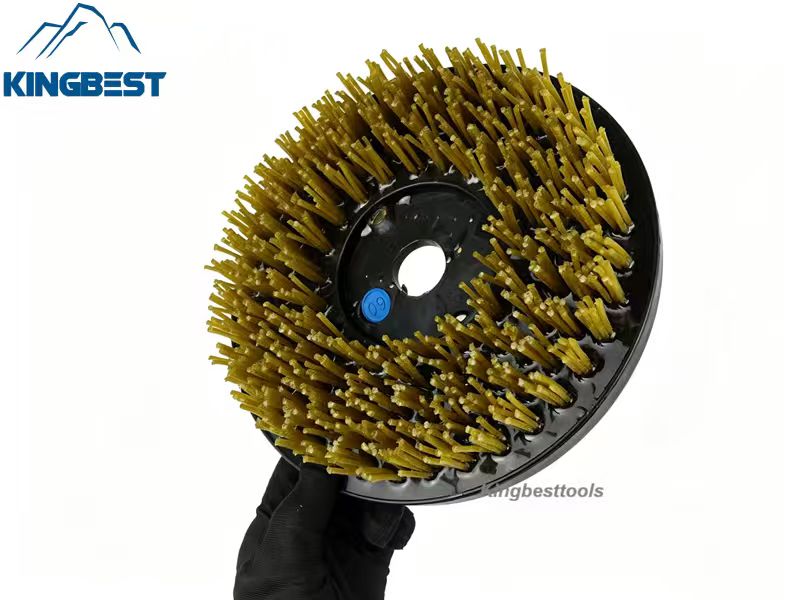 Diamond Brush for Leather Finish Stone Leather Brushes for Granite Stone Marble Floor Cleaning Stone Brushes Stone Abrasive Tools