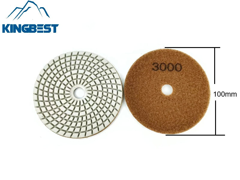 Wet Polishing Pads Diamond Polishing Pads Wet Use Sandpapers  4inch 100mm