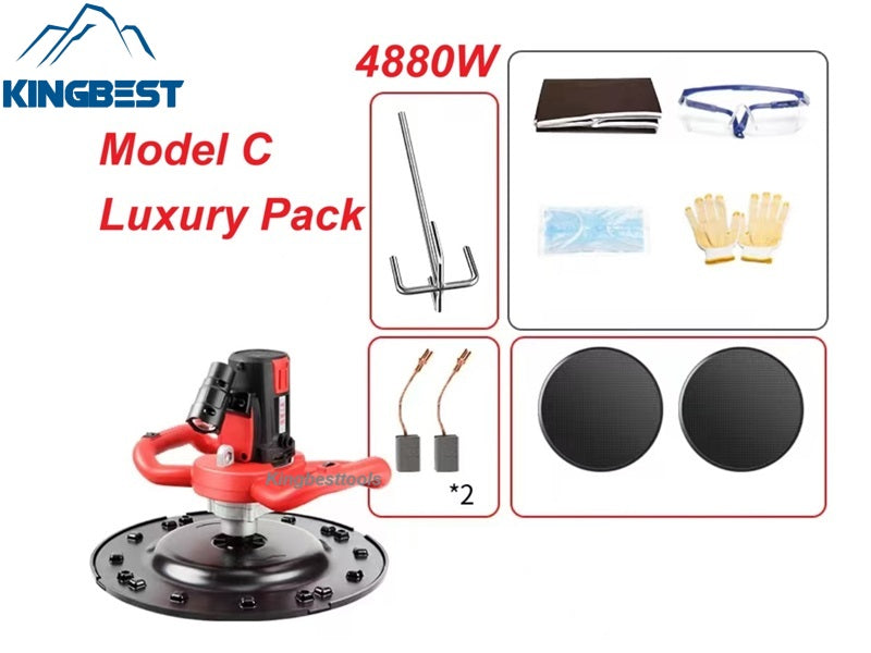 Electric Powerful Trowel Wall Floor Smoothing Machine Handle Cement Finishing Machine-Free Shipping