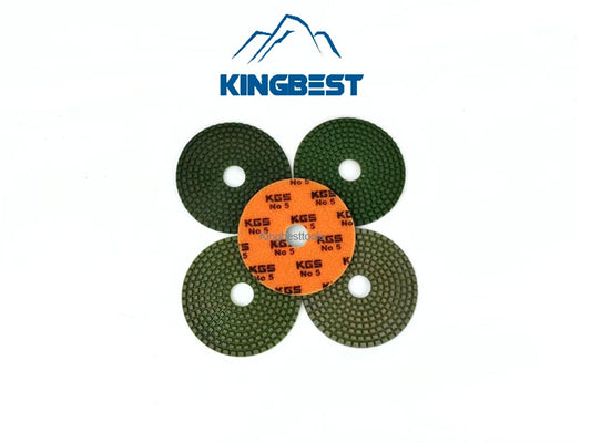 125mm 5 inch KGS Polishing Pads Wet Polishing Pads Stone Abrasive Diamond Discs Marble Pads Quartzite Pads