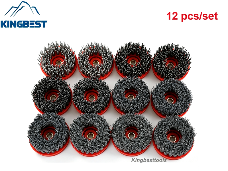 Round Antique Brush Stainless Steel Rope Grinding Brushes Renovation Brushes Stone Cleaning Tools