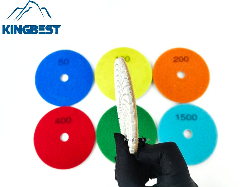 Wet Polishing Pads Diamond Polishing Pads Wet Use Sandpapers  4inch 100mm