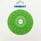 Multi-hole Design Green Cutting Disc For Dekton Porcelain Sintered Stone Super Thin Saw Blade 5"/115mmx22.23mm