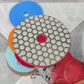 Dry Polishing Pads Stone Surface Finishing Stone Polishing Tools Sandpapers For Polishing 4inch 100mm