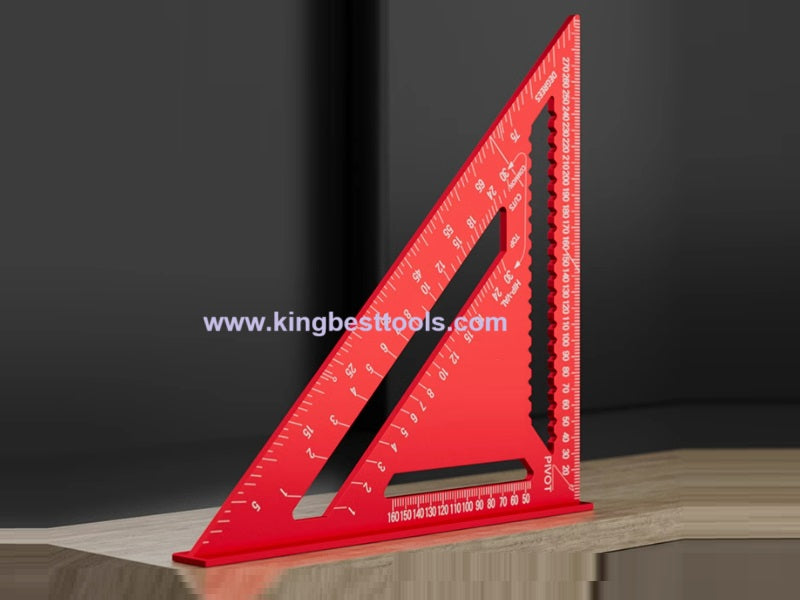 Promotion! 7inch/12inch Multifunctional Aluminum Triangle Ruler 90 Degree Right Angle Ruler 45 Degree Angle Ruler High Precision Free Shipping to US Mainland Only A01