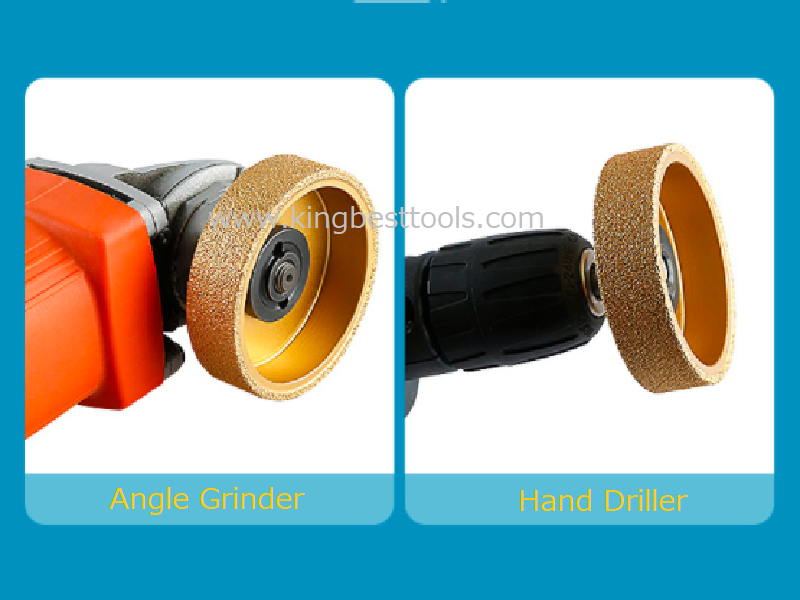 Diamond Polishing Wheels For Flat Edge and Grooves 40/45/50mm