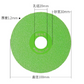 Green Disc For Porcelain 100mm (6pcs a pack) - Free Shipping