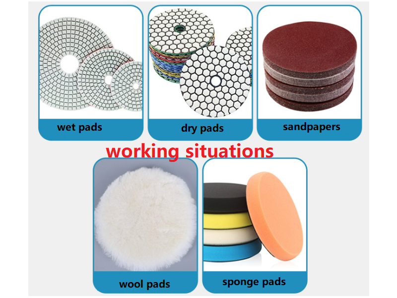 Aluminum Becker/Sticker/Support for Polishing Pads Kingbest Tools