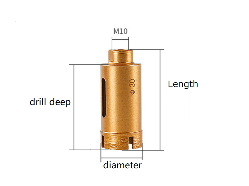 Sintered Diamond Drill Bits For 6mm-30mm