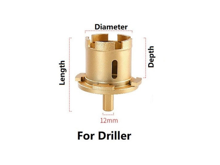 Sintered Drilling Bits for Drain Hole Wash Basin Hole--Granite Preferr ...