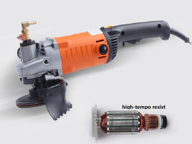 Water angle deals grinder