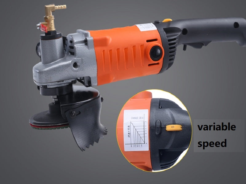 Variable Speed Electric Polisher With Water Wet Polisher